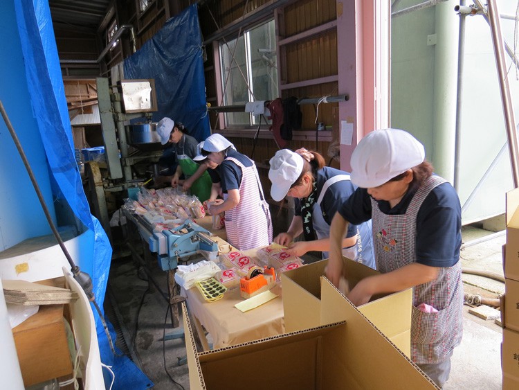 酒粕詰まりました