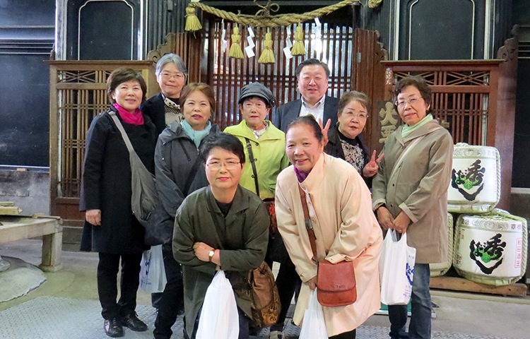「酒蔵見学」栃木県のお姉様たち