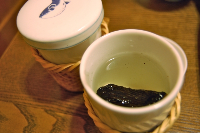 燗酒コンクール最高金賞『秀』でひれ酒