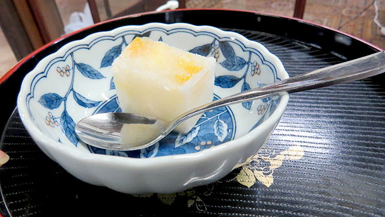 冷たいシャーベットをどうぞ