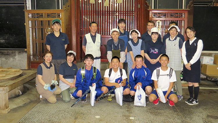 中仙中学校職場体験