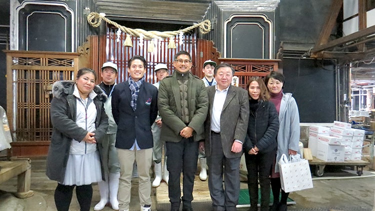 タイ王国パラ会長の酒蔵見学